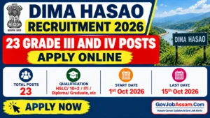 Dima Hasao Recruitment 2026